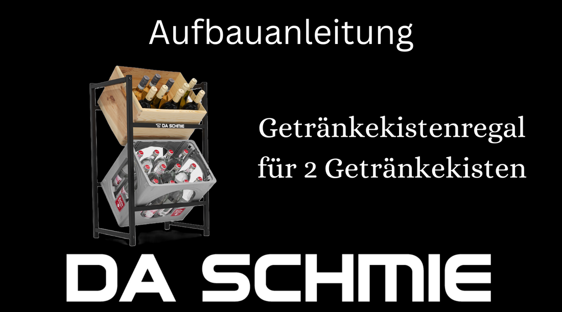 Getränkekistenregal für 2 Getränkekisten
